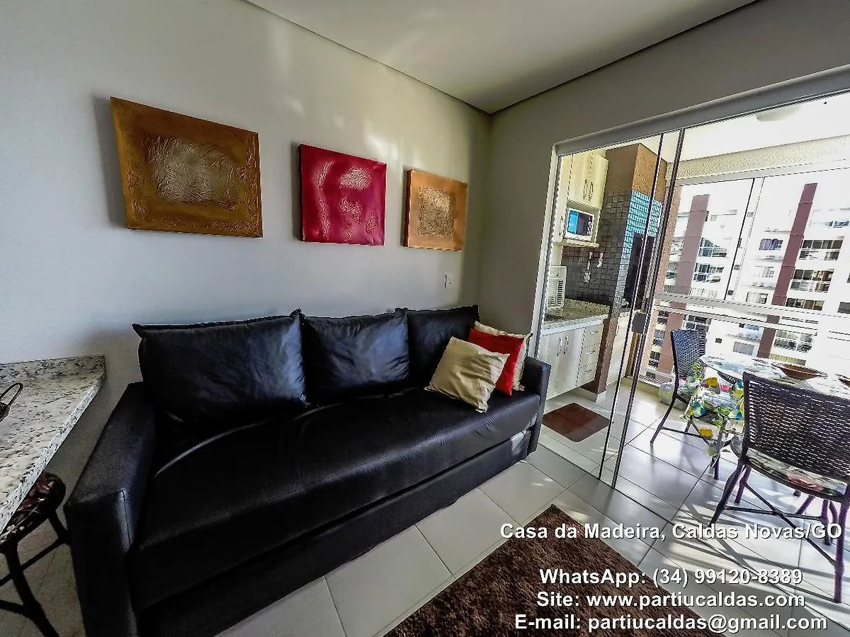 Locar Caldas Casa Da Madeira Lägenhet Caldas Novas